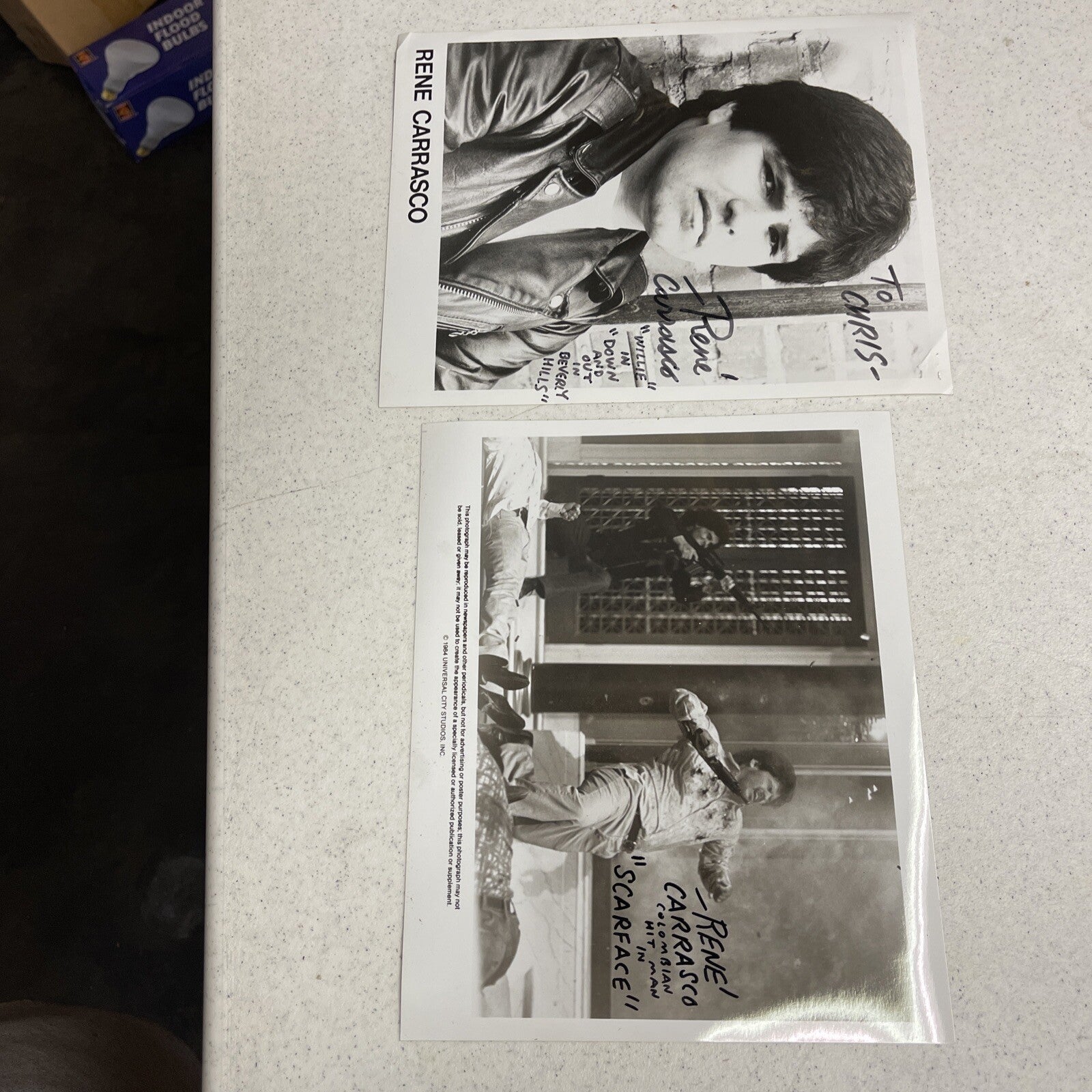 Rene Carrasco SIGNED PHOTO Hit Man In SCARFACE Down And Out In Beverly Hills0