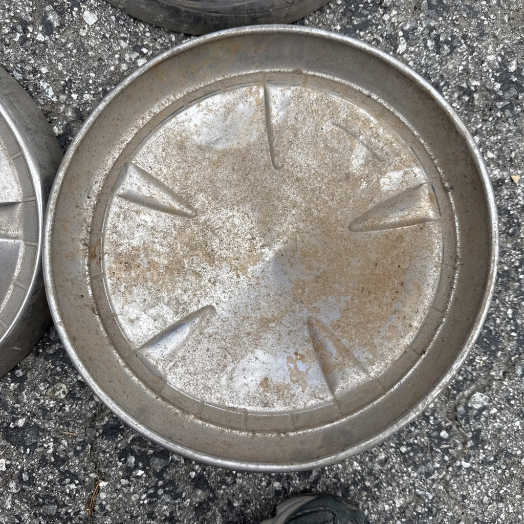 (3) Ford Mustang Galaxie Gran Torino Thunderbird Fairlane 10" Dog Dish Hub Cap5