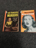 Lot Of 2 Books “A Bantam Book” San Francisco Murders & Wings Of Fear0