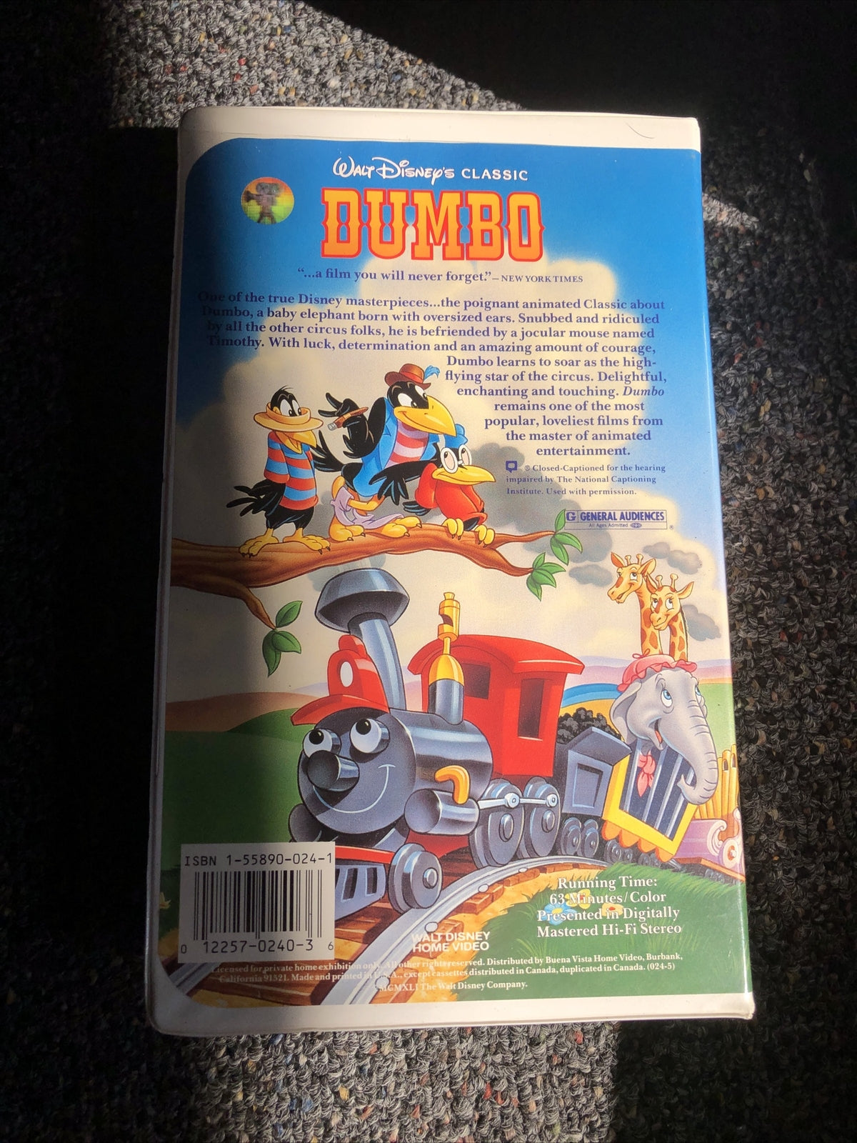 Dumbo (VHS) Black Diamond Collection1