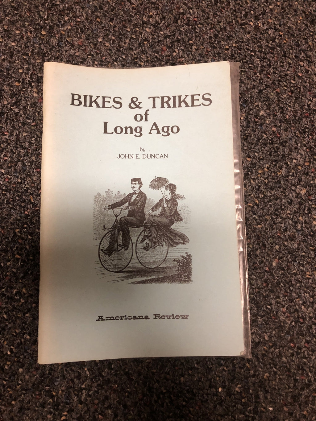 Vintage Booklet BIKES AND TRIKES OF LONG AGO by John Duncan0