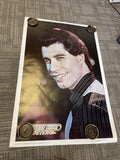 #153 Original 1977 SATURDAY NIGHT FEVER Movie Poster One Sheet Travolta 23x350