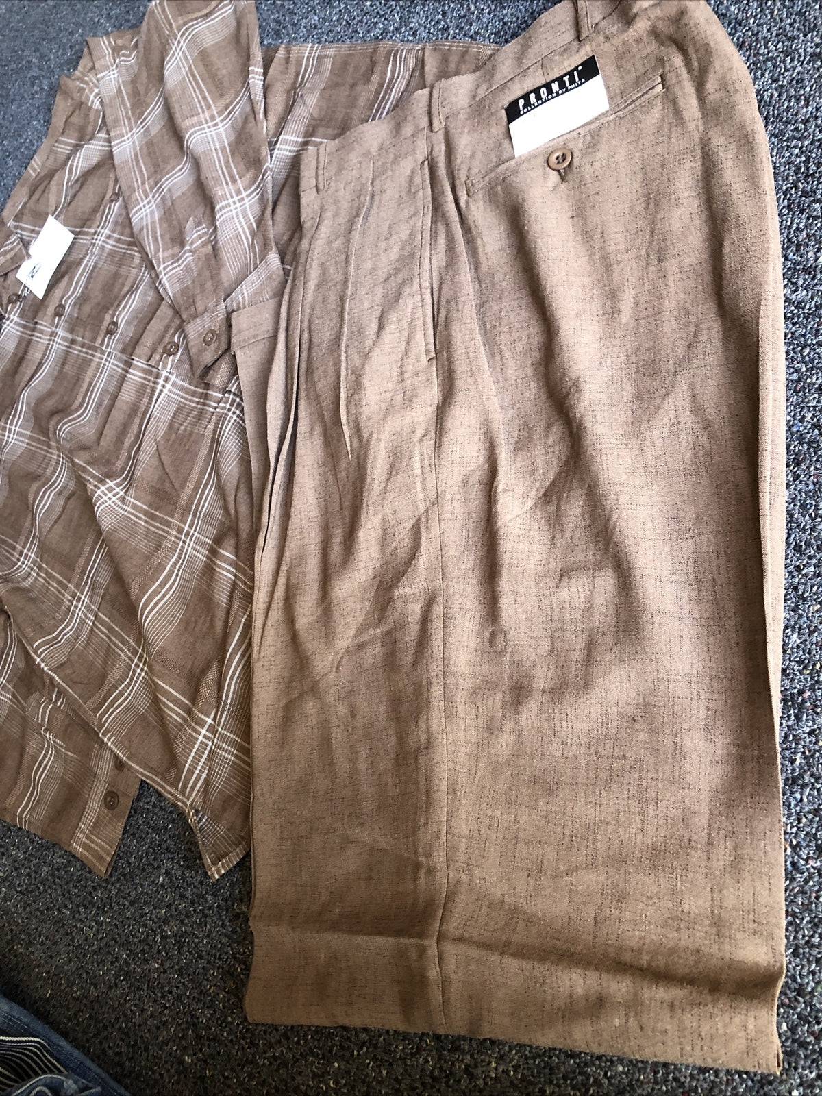Vintage 90’s NOS Pronti Mens Casual Set Pelle Pelle Era Size L2
