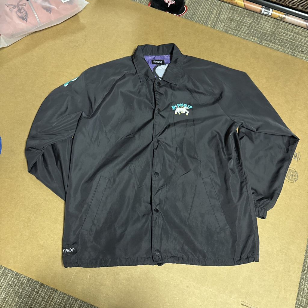 RipnDip Must Be Nice Windbreaker Jacket Size L Lightweight Streetwear Coat1
