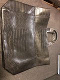 Verge Creative Group Vegan Snakeskin Tote Bag0