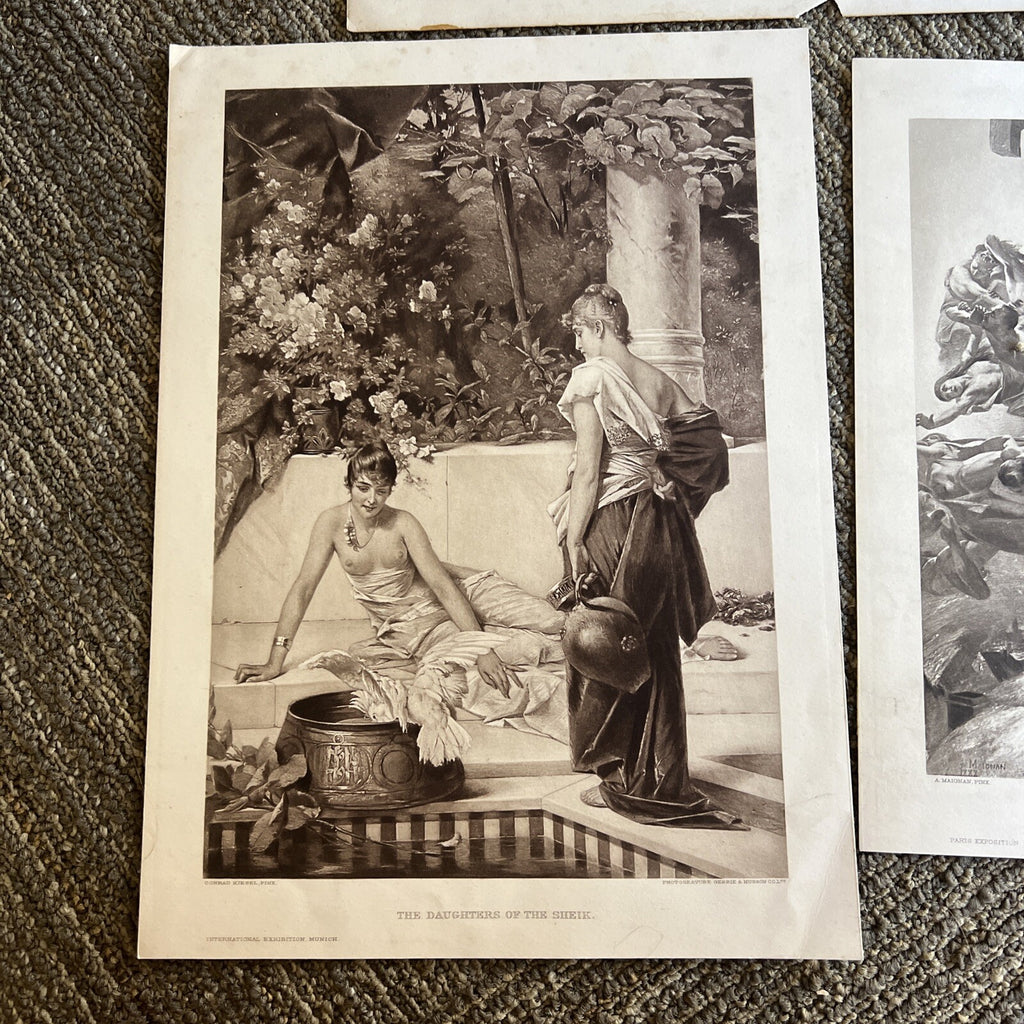 Antique Photogravure Gebbie&Husson Co Art Prints Lot of 31