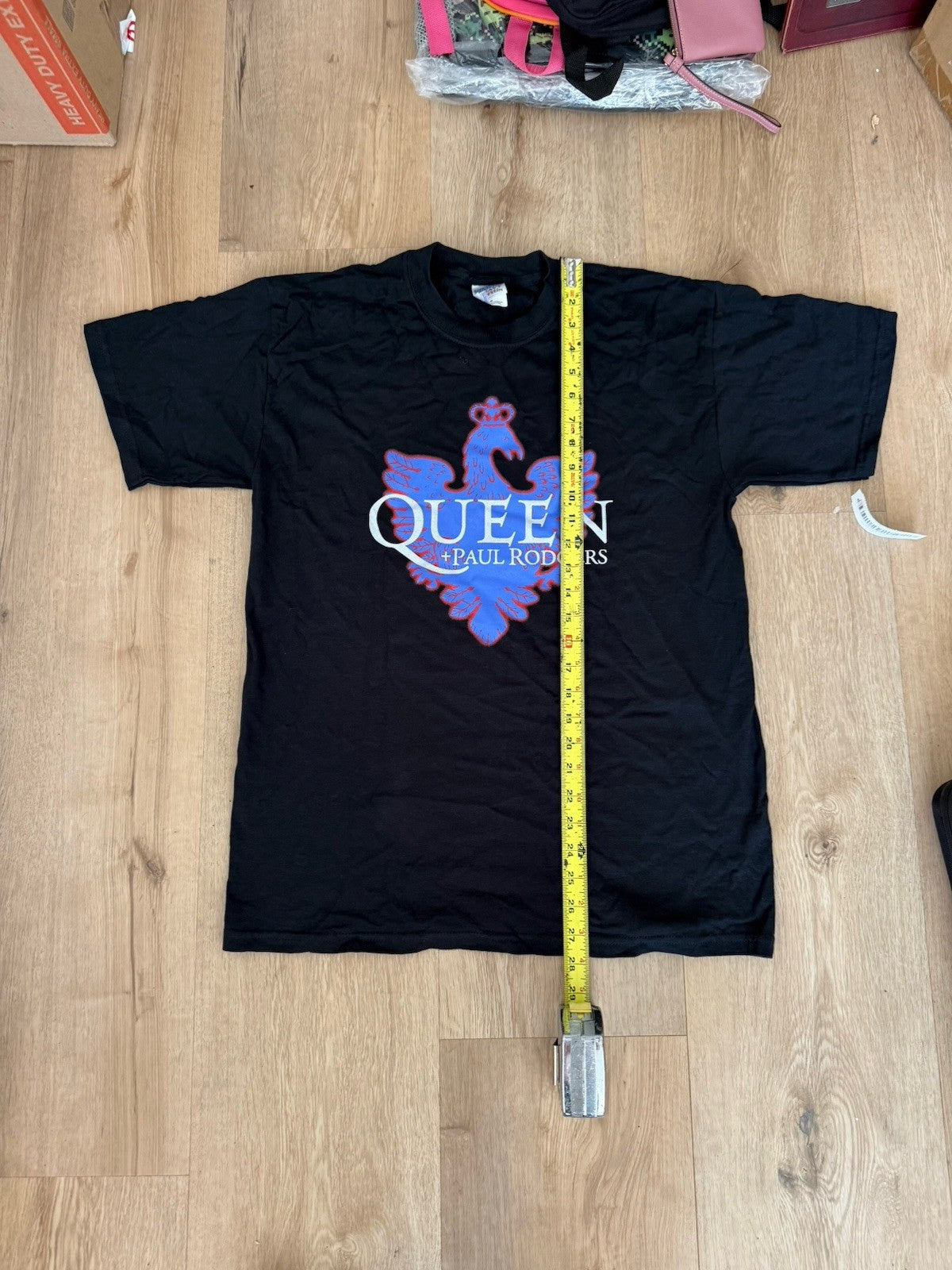 2005 Queen + Paul Rodgers Tour Shirt M Rock Band Tee Gildan Black Vintage2