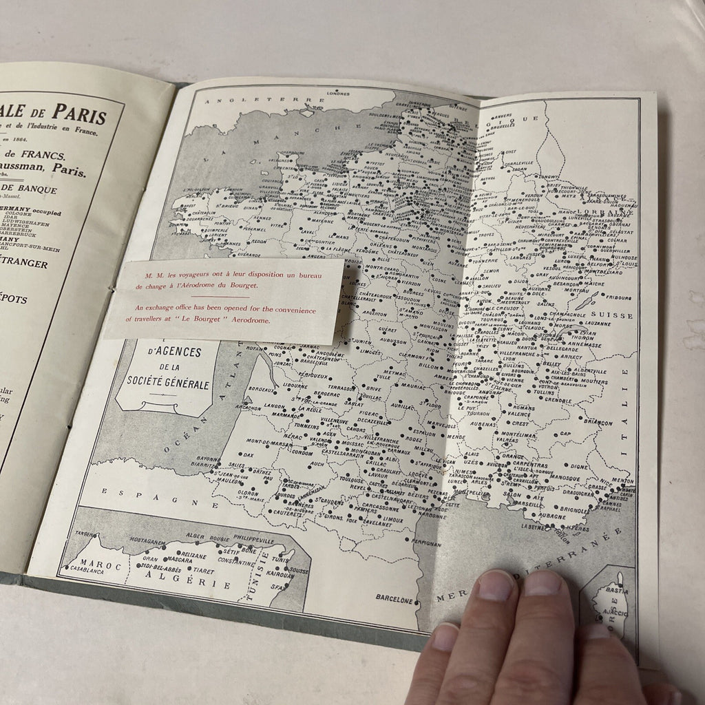 1924 Air Union By Air AIRLINE TIMETABLE  Brochure Aviation History Book15