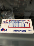 Vintage Rare Baseball MLB 1986 CLEVELAND INDIANS Media Guide The Tribe0