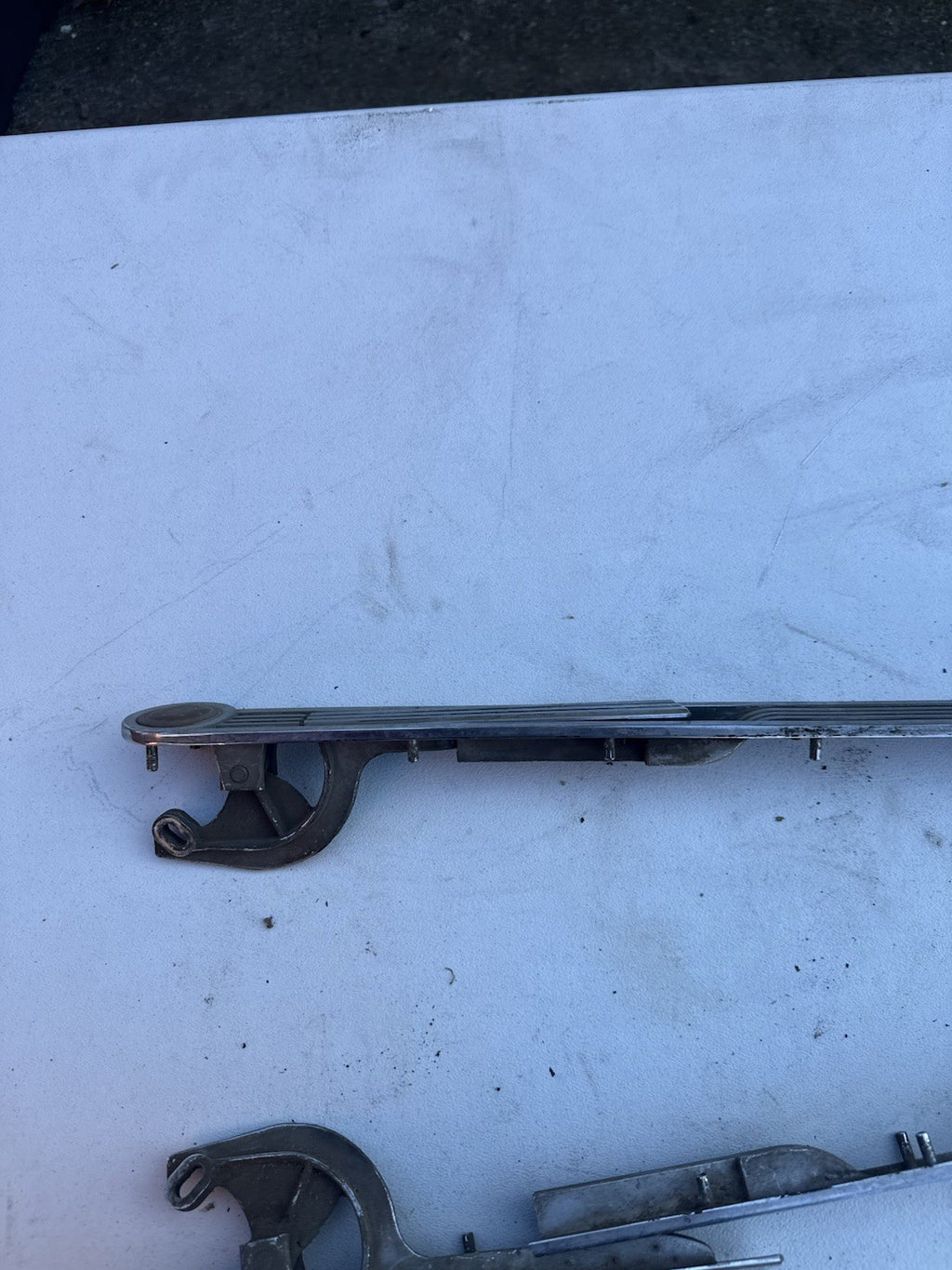 Vintage 1941-2 Packard 120 Scta Hood Side Lever Trim piece. Pair One Broken6