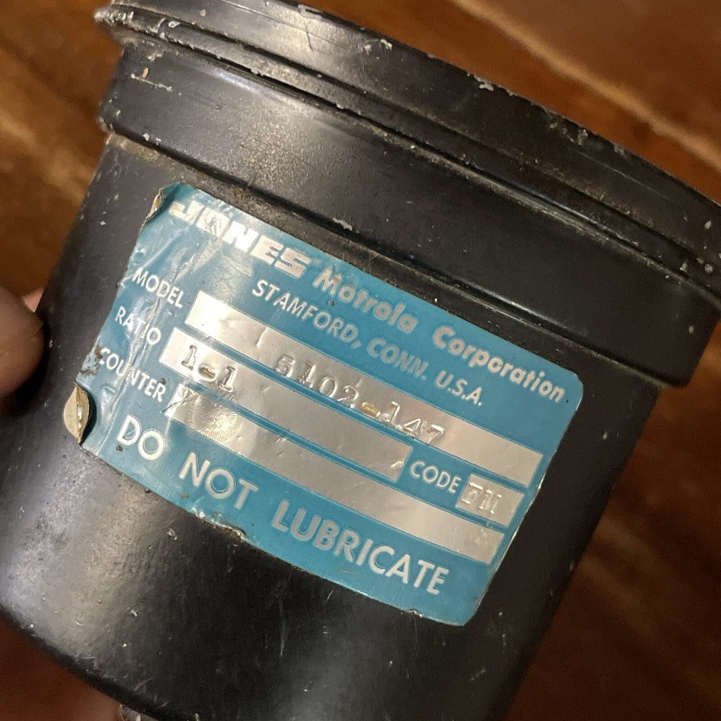 RARE JONES MOTOROLA VINTAGE TACHOMETER AUTOMOTIVE MARINE ORIGINAL Gauge4
