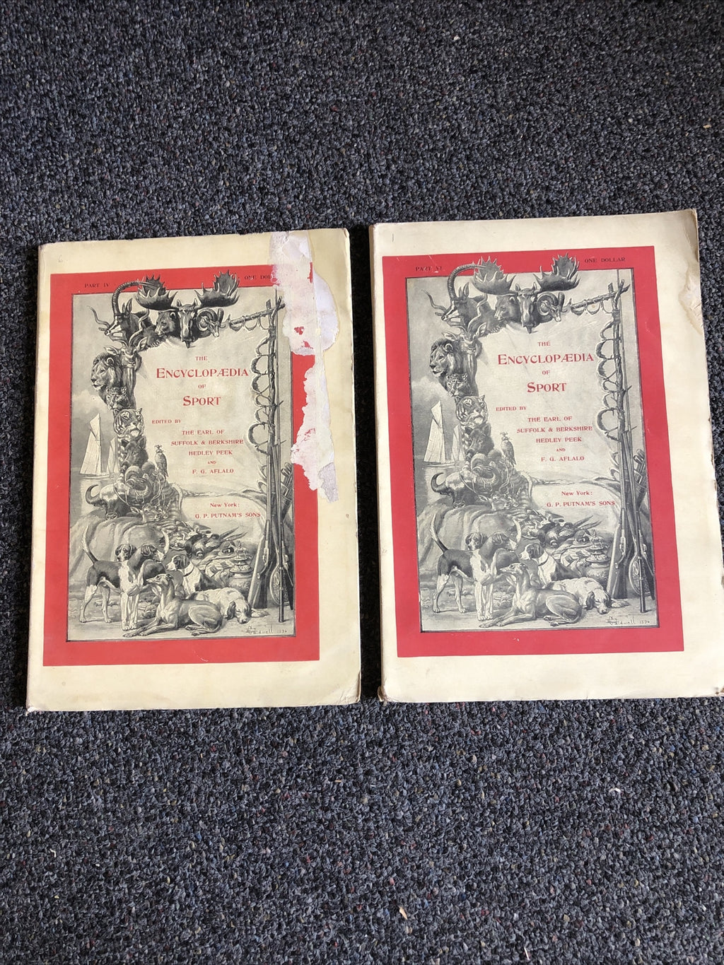 Vintage Lot Of 2 The Encyclopedia of Sport Part IV & VI - G. P. Putnam’s Sons0