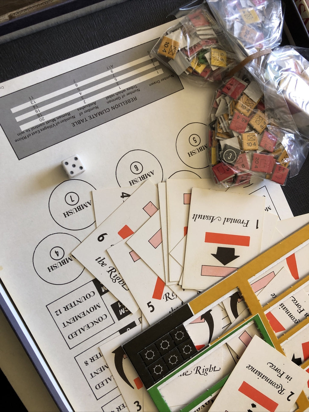 Avalon Hill 1975: CAESAR'S LEGIONS - Rome's Northern Border Wars2