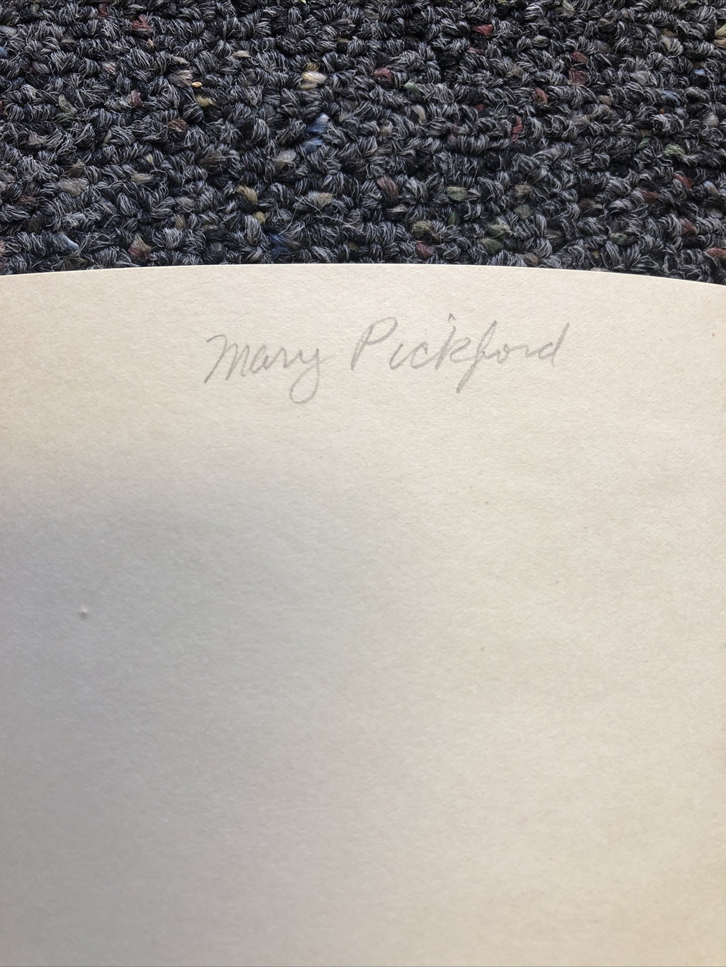 RARE Original Photo Of MARY PICKFORD 7.5”x5”7