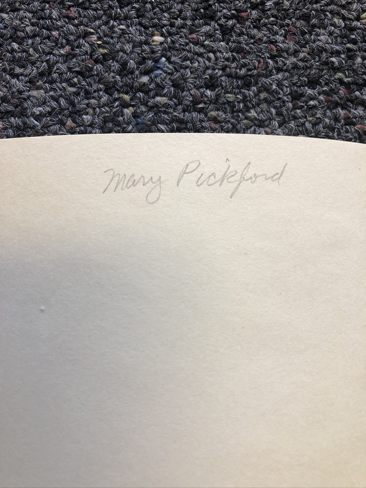 RARE Original Photo Of MARY PICKFORD 7.5”x5”7
