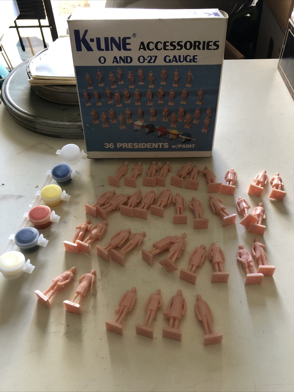 K-LINE Accessories 0 And 0-27 Gauge 36 Presidents With Paint New Open Box0