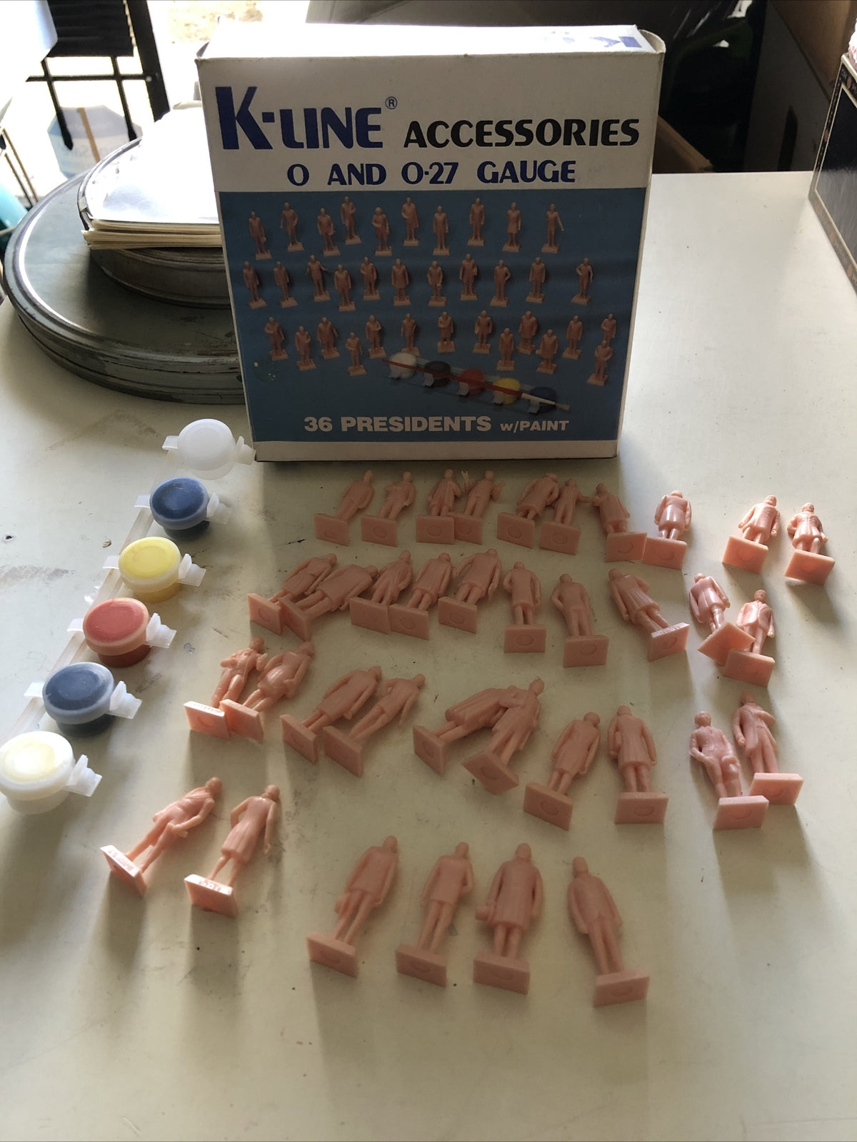 K-LINE Accessories 0 And 0-27 Gauge 36 Presidents With Paint New Open Box0