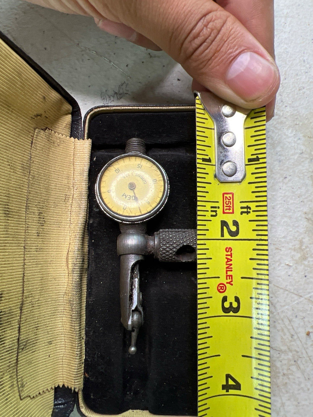Vintage GEM Dial Test Indicator Machinist Tool – Made in USA2