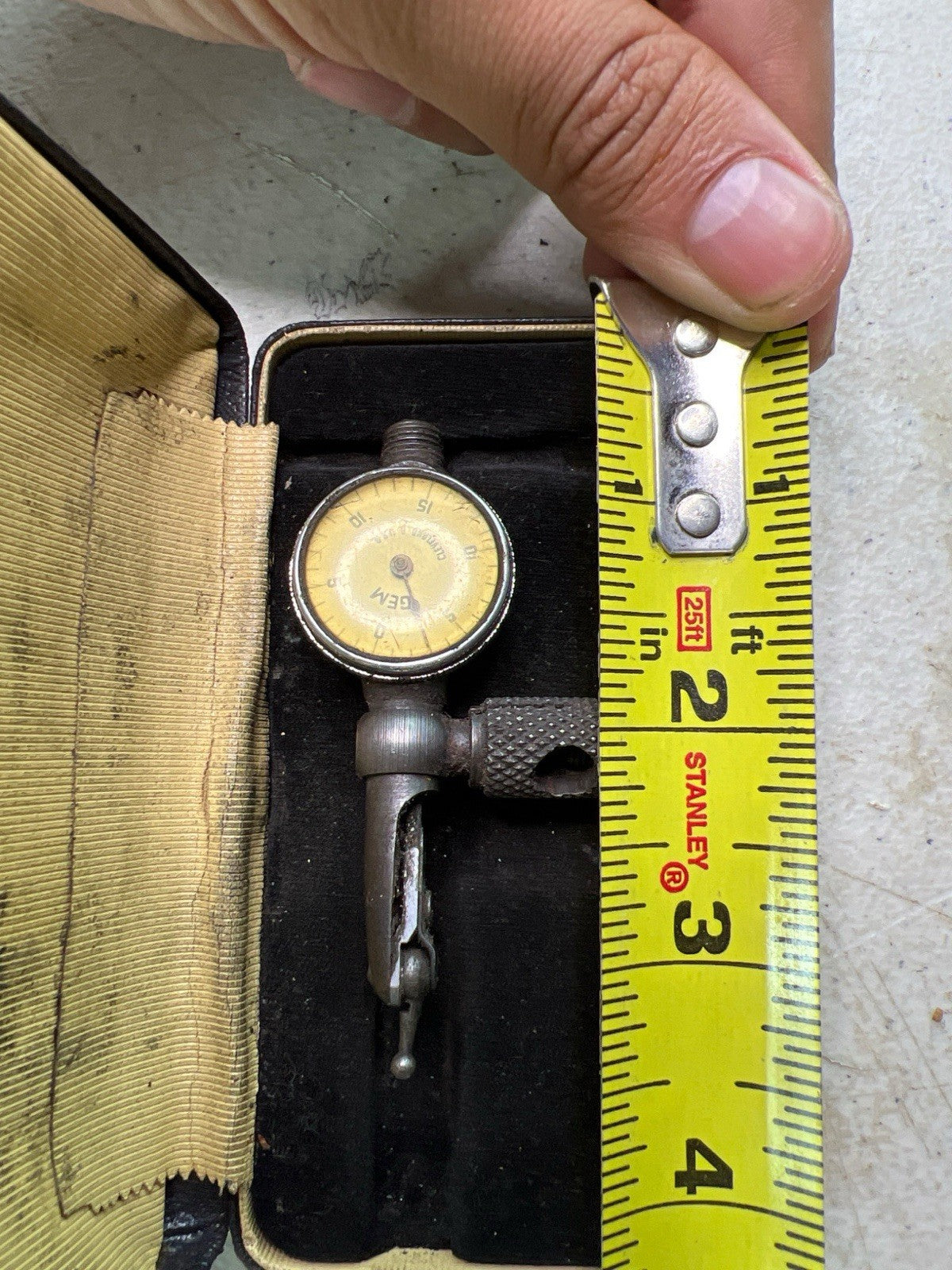Vintage GEM Dial Test Indicator Machinist Tool – Made in USA2