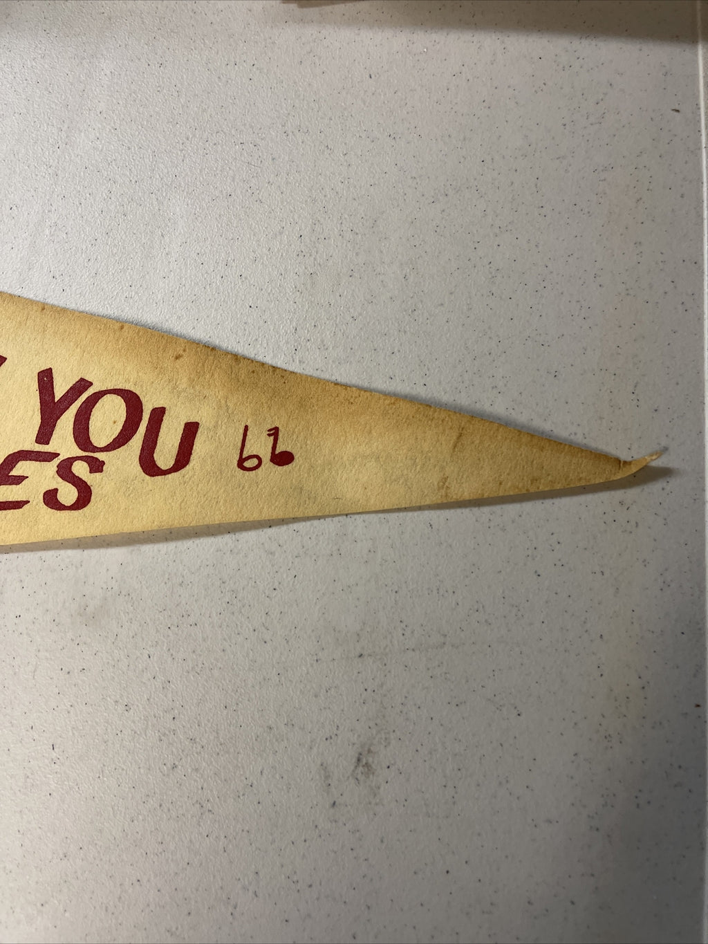 1964 We Love You George And Ringo Full Size Pennant4