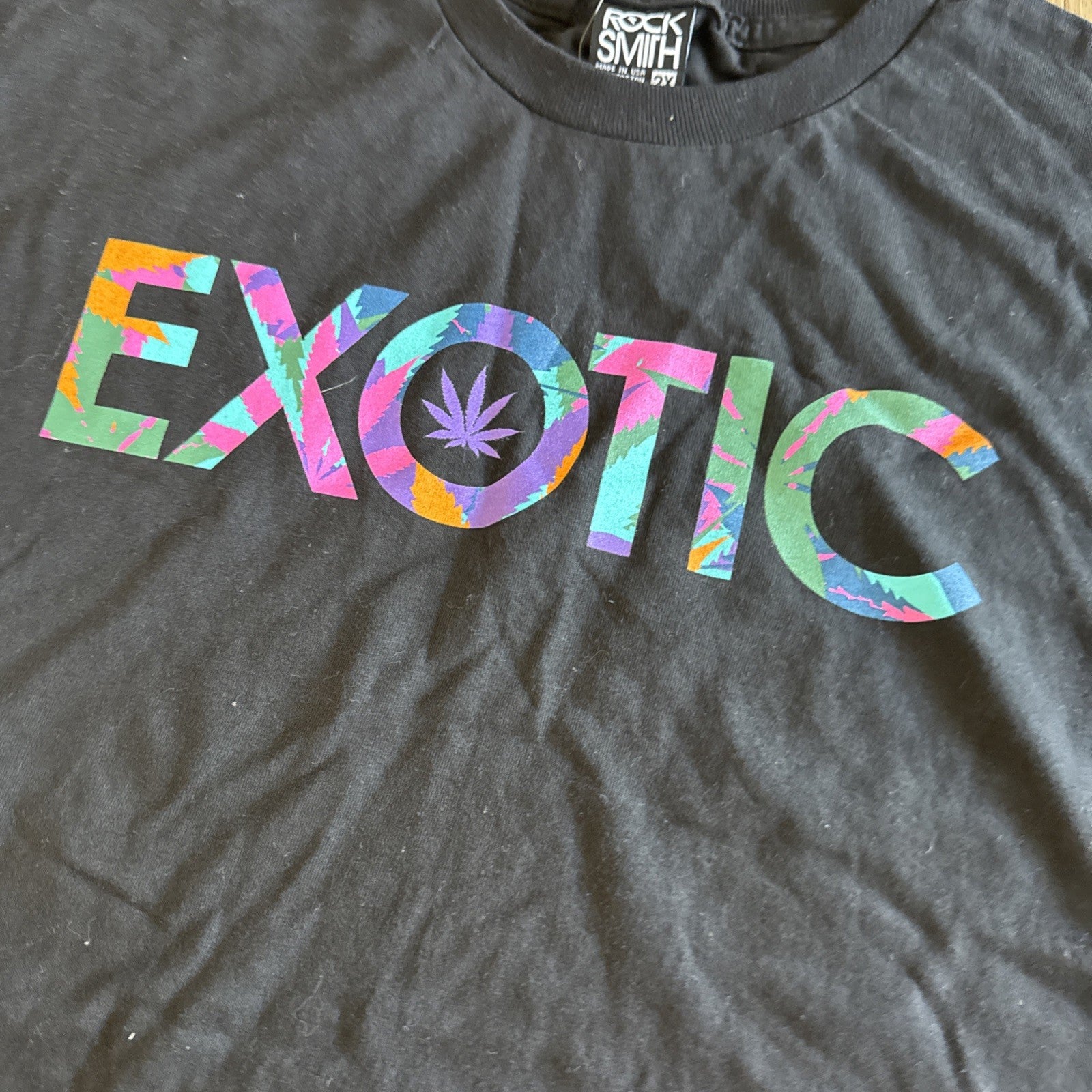 Rock Smith “Exotic” Black Shirt Explicit Content Size 2XL NOS2