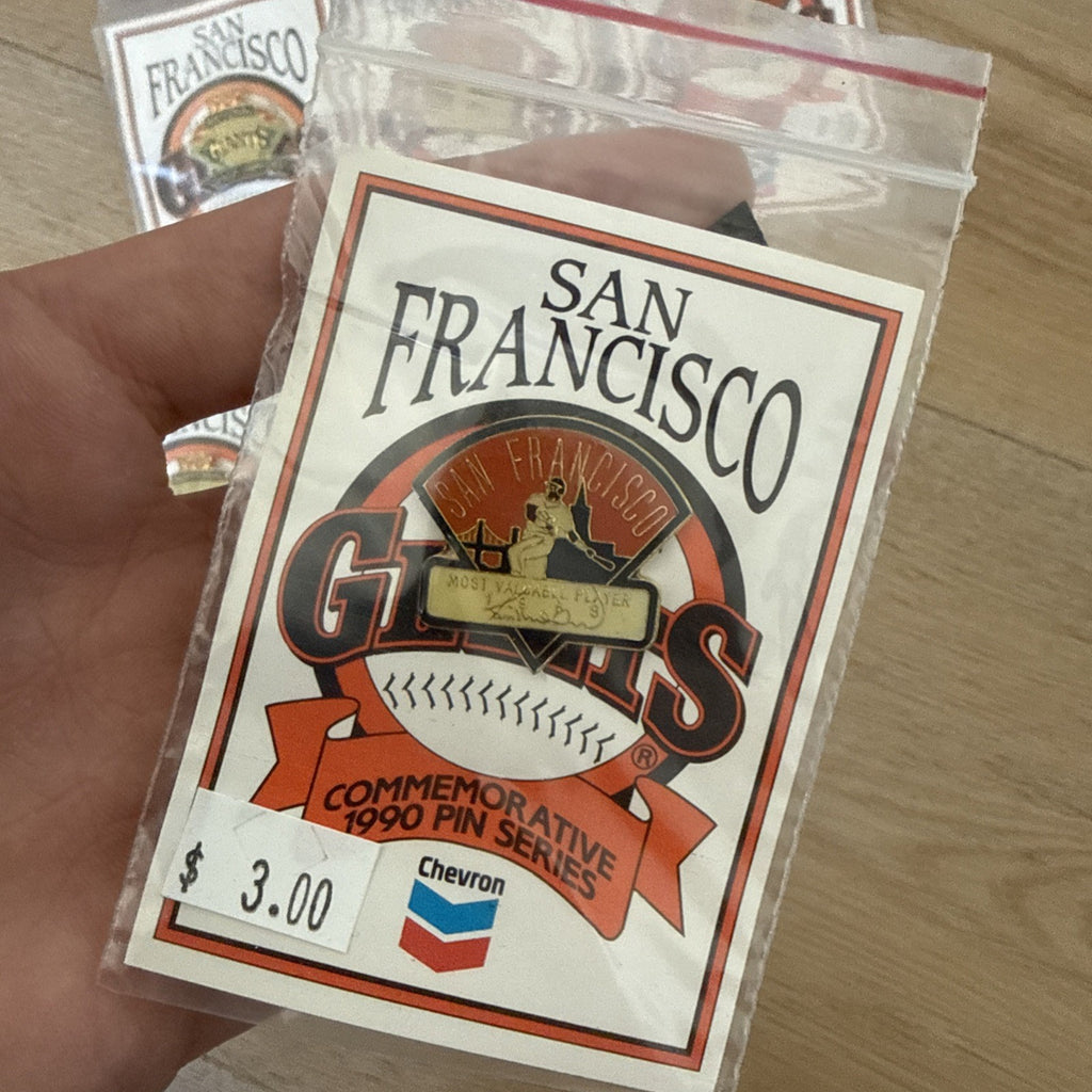 Lot of 6 1989 San Francisco Giants Commemorative Pin Series by Chevron2
