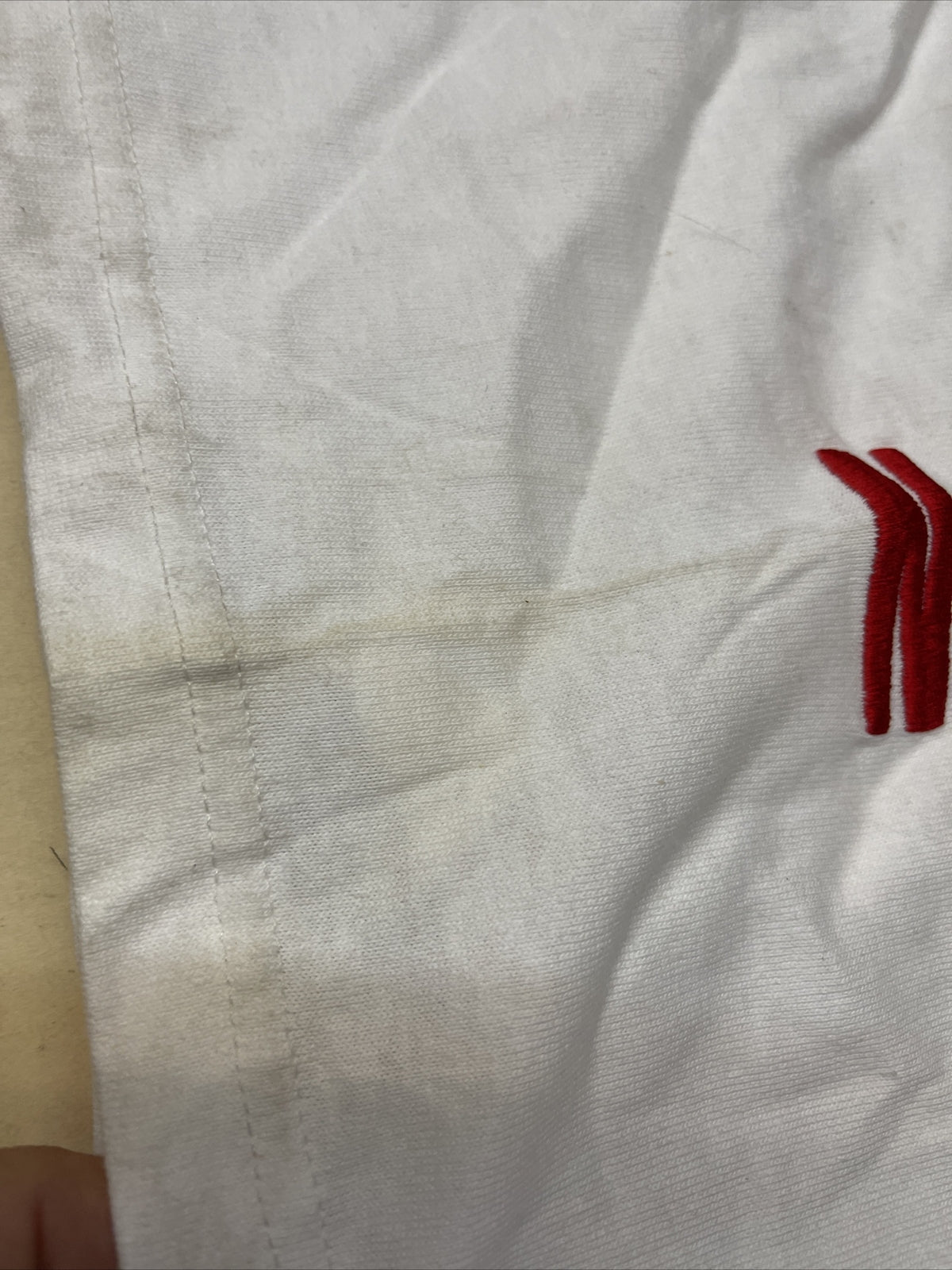 new w tags true vintage 1991 nike air jordan shorts Adult Size L white1
