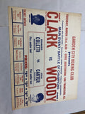 Henry Clark VS. James Woody SF Civic vintage Onsite Boxing poster RARE!!0