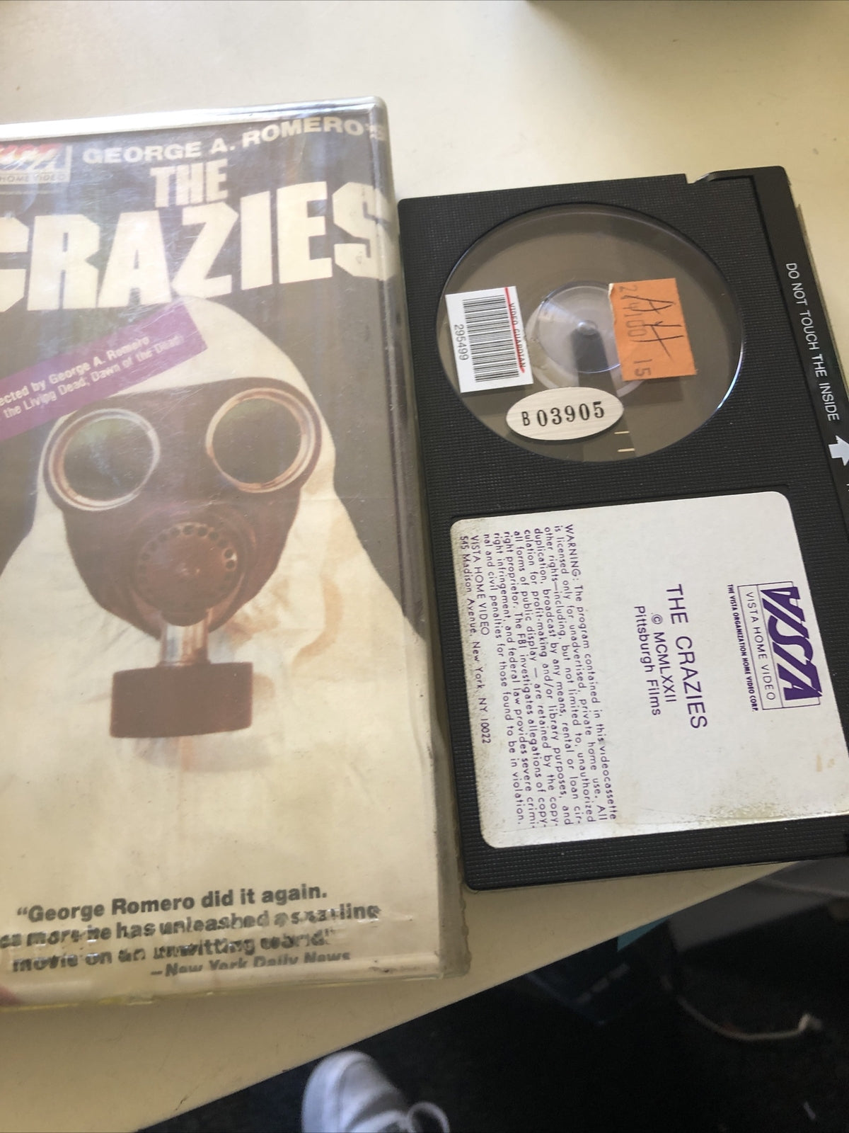The Crazies 1973 Beta Tape Not VHS Horror Film By George A. Romero2