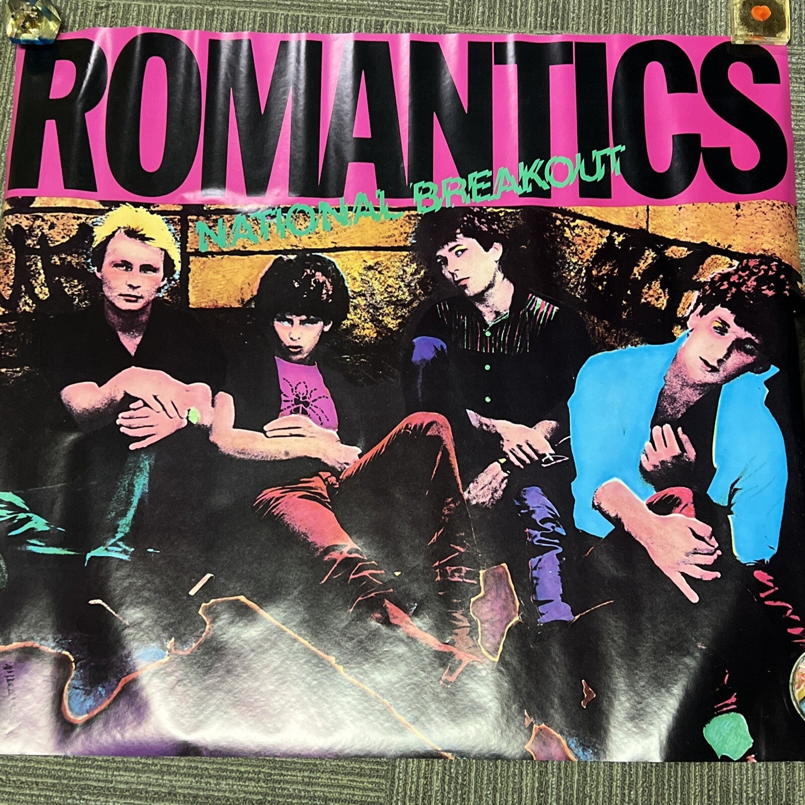 Romantics National Breakout 1980 CBS Records Album Promo Poster #300