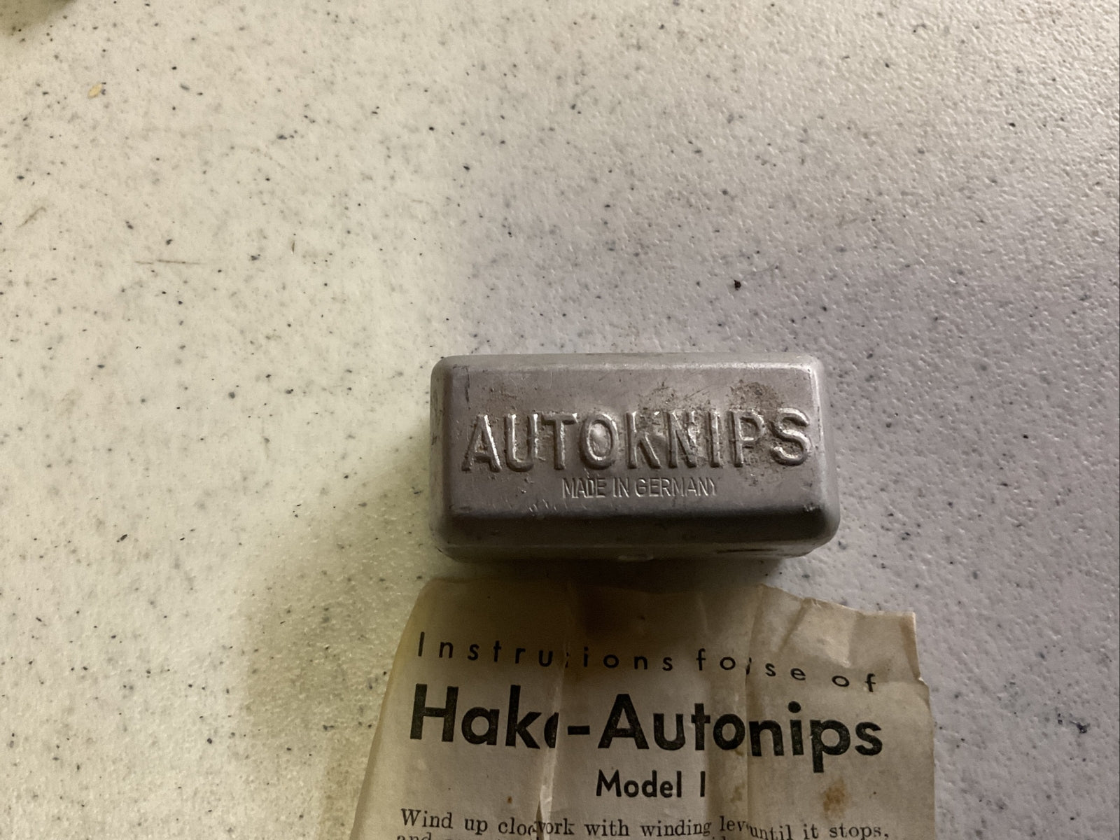 VINTAGE HAKA AUTOKNIPS SELF TIMER MODEl 1 * MADE IN GERMANY * ORIGINAL CASE *3