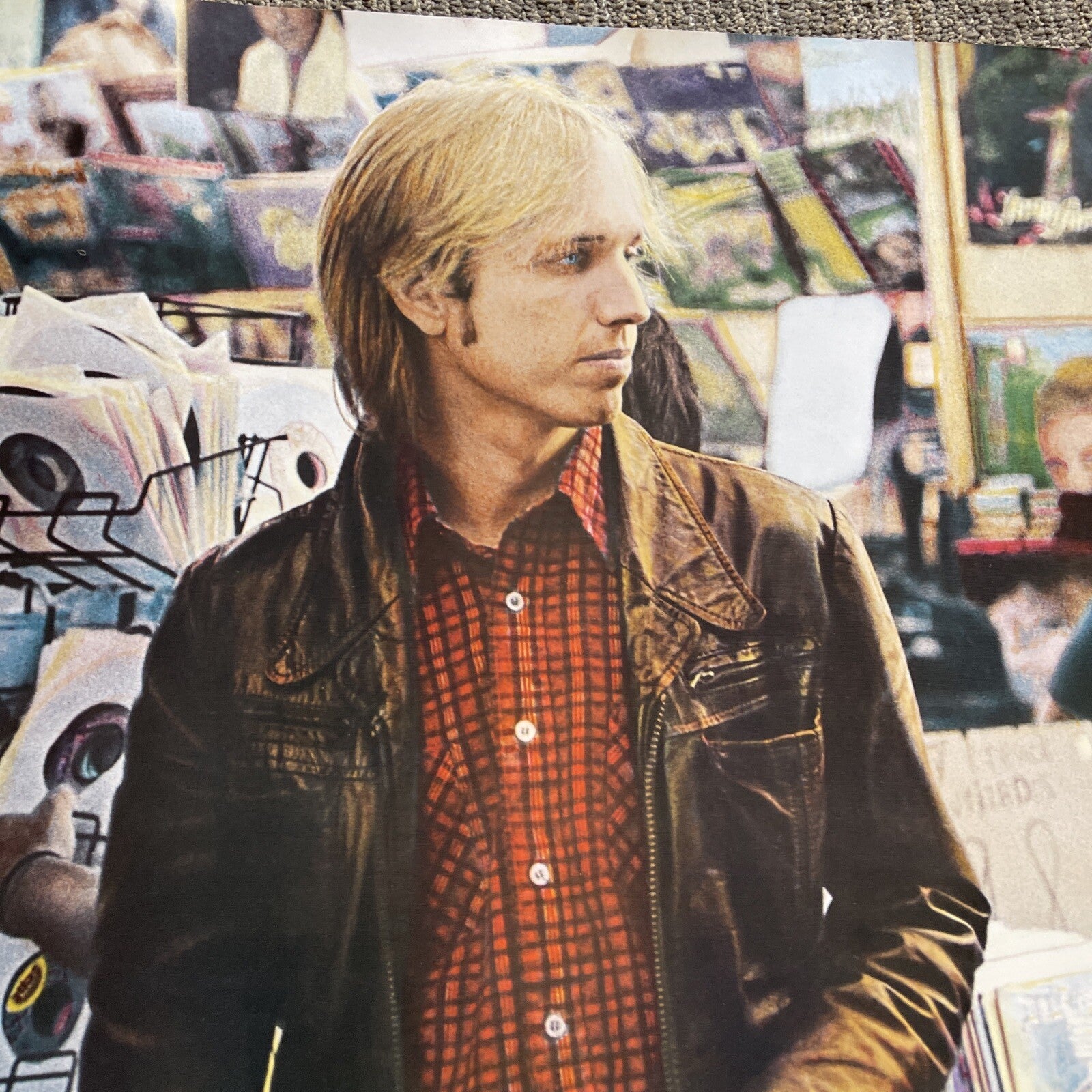 #176 1981 Tom Petty Hard Promises record Store Promo Poster 23” X 35”5