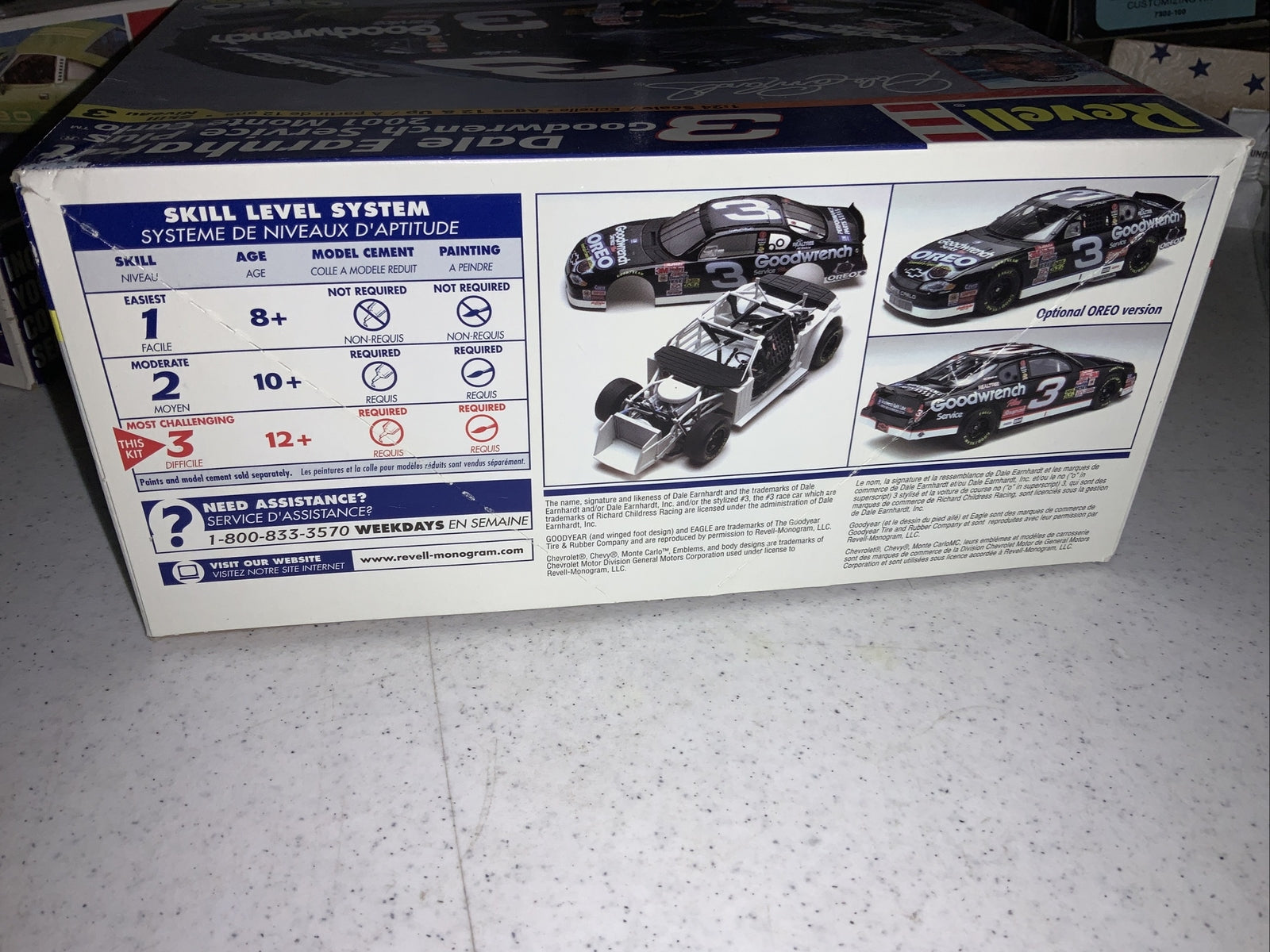 Revell Dale Earnhardt #3 Goodwrench Service Plus 2001 Monte Carlo Model Car 1:242