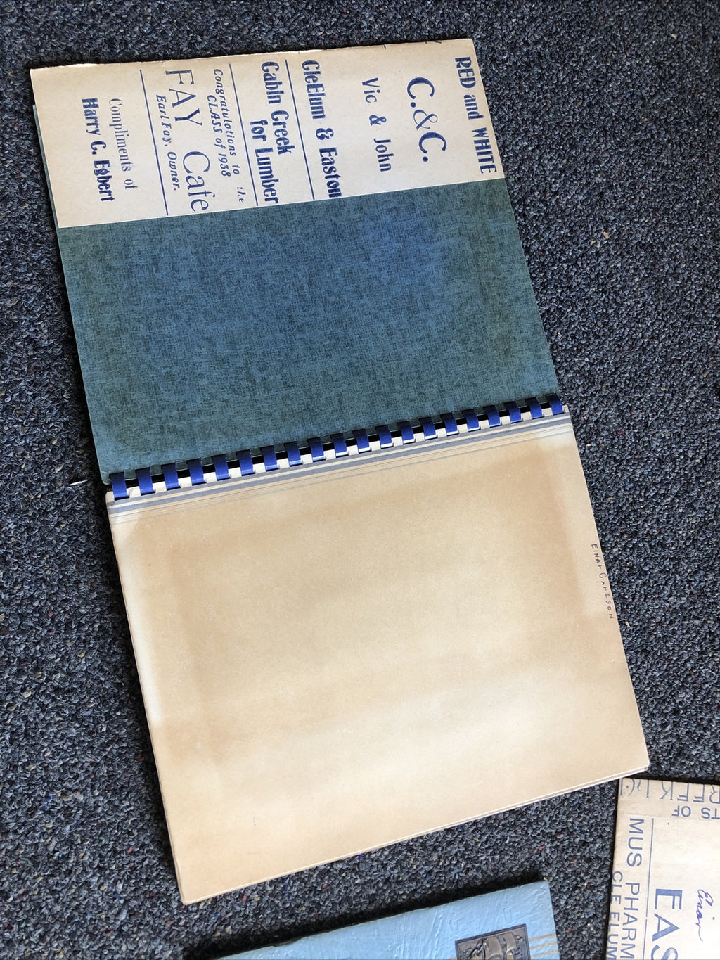 Rare 1938 Eastonian High School Yearbook With Original Photos4