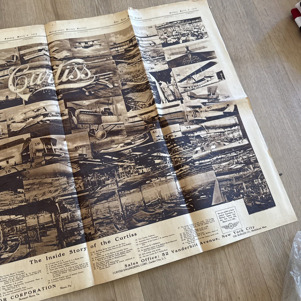1919 antique NEW YORK TIMES rotogravure PARADE WWI SHIPS ADS FASHION5