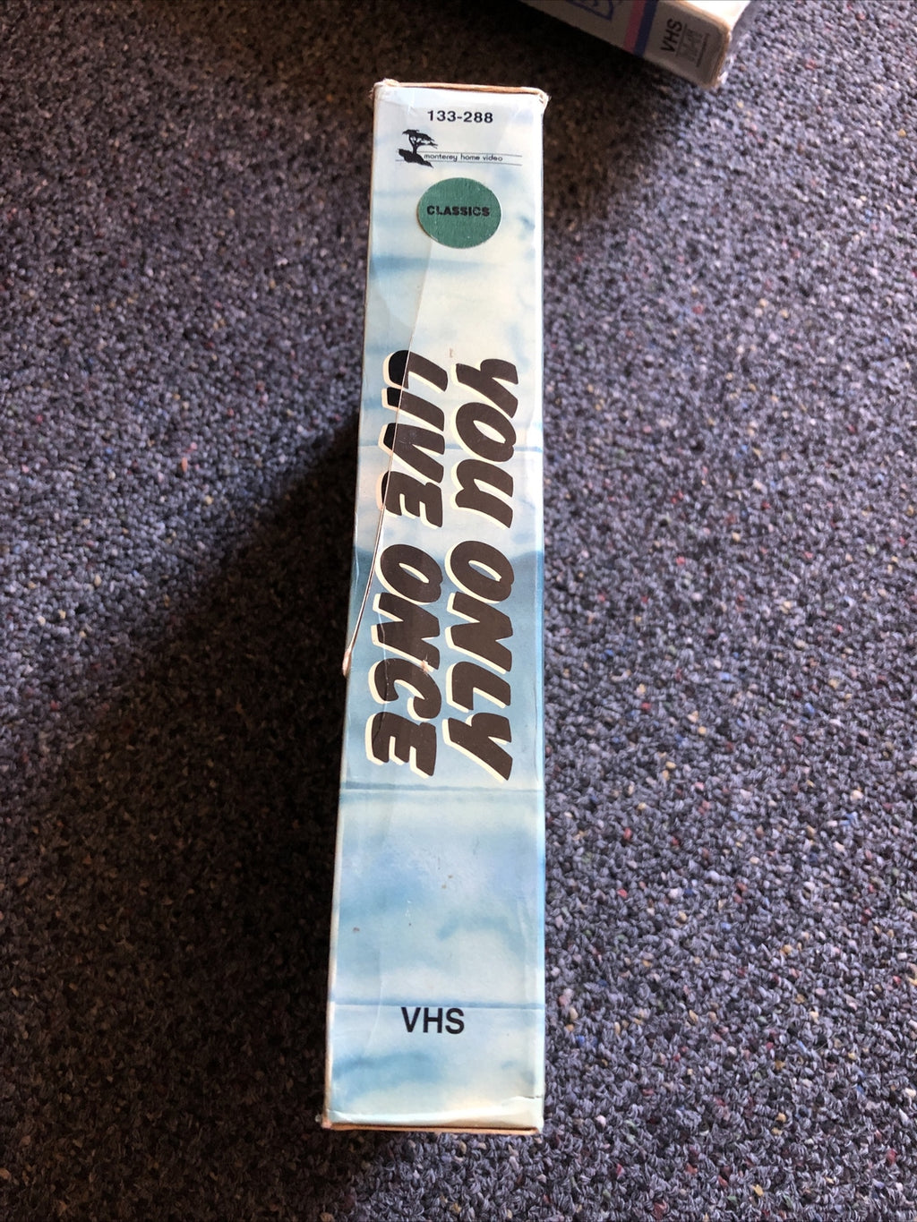 Rare The Golden Age Of Hollywood You Only Live Once Big Box VHS Love & Murder1
