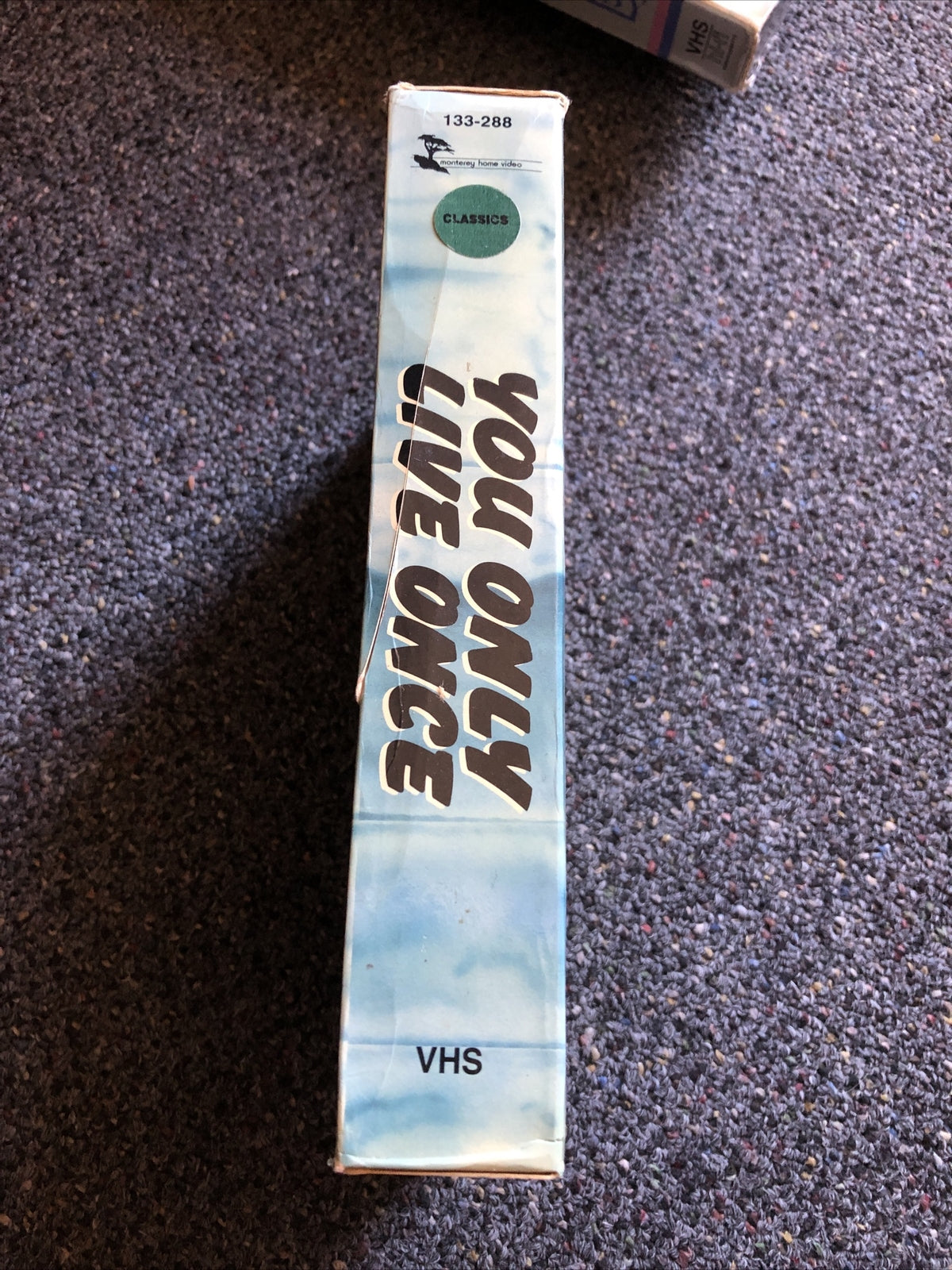 Rare The Golden Age Of Hollywood You Only Live Once Big Box VHS Love & Murder1