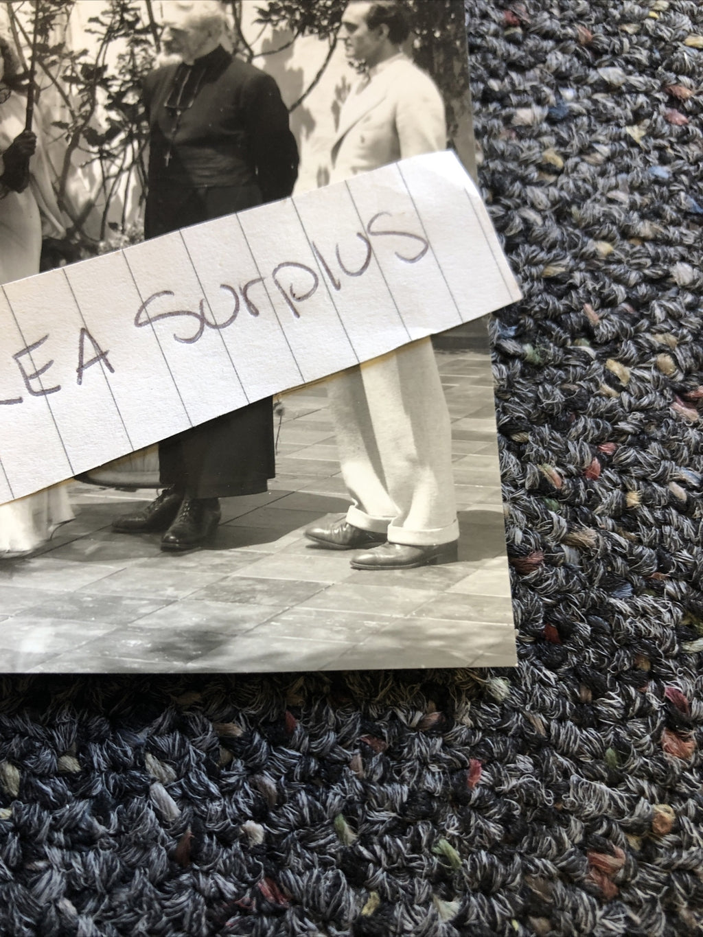 RARE Original Photo Of Charles Boyer Audrey Smith & Basil Rathbone 4.5x4” Candid2