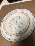 Noritake Ivory China #7164 Serene Garden Lot Of 2 Plates Salad & Desert Plate0
