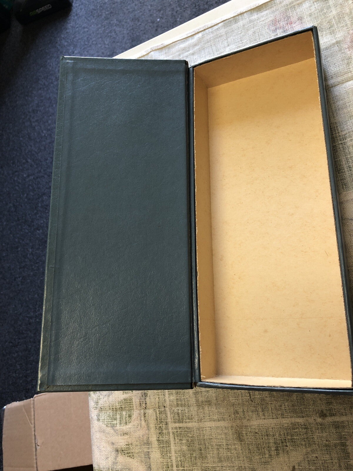Vintage Kraft Caramels Blue Wooden Box 11.5”x4.5”1