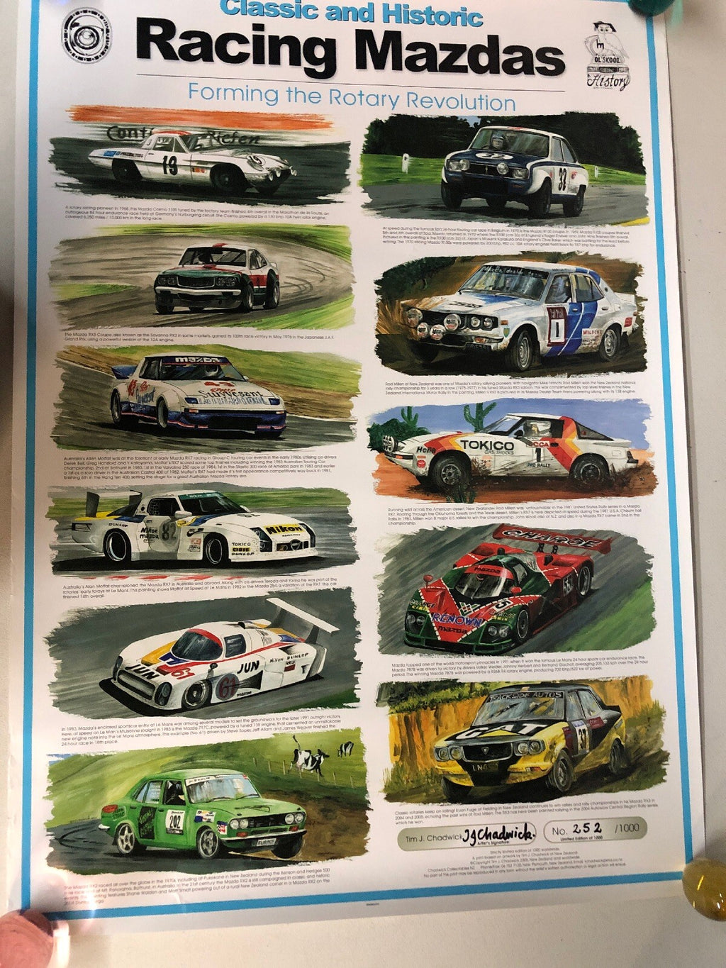 OL' SKOOL 252 Of 1000 Racing Mazda Forming Rotary Revolution Tim J Chadwick0
