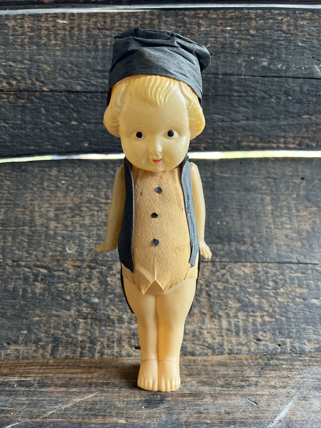 8” Celluloid Boy With ORIGINAL CLOTHES Made in JAPAN With Label0