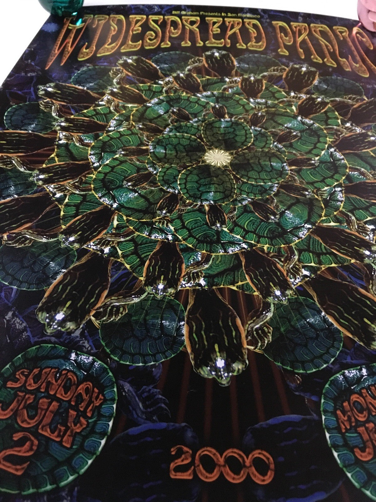 WIDESPREAD PANIC 2000 Warfield Poster Bill Graham In SF Chris Shaw Impressions2