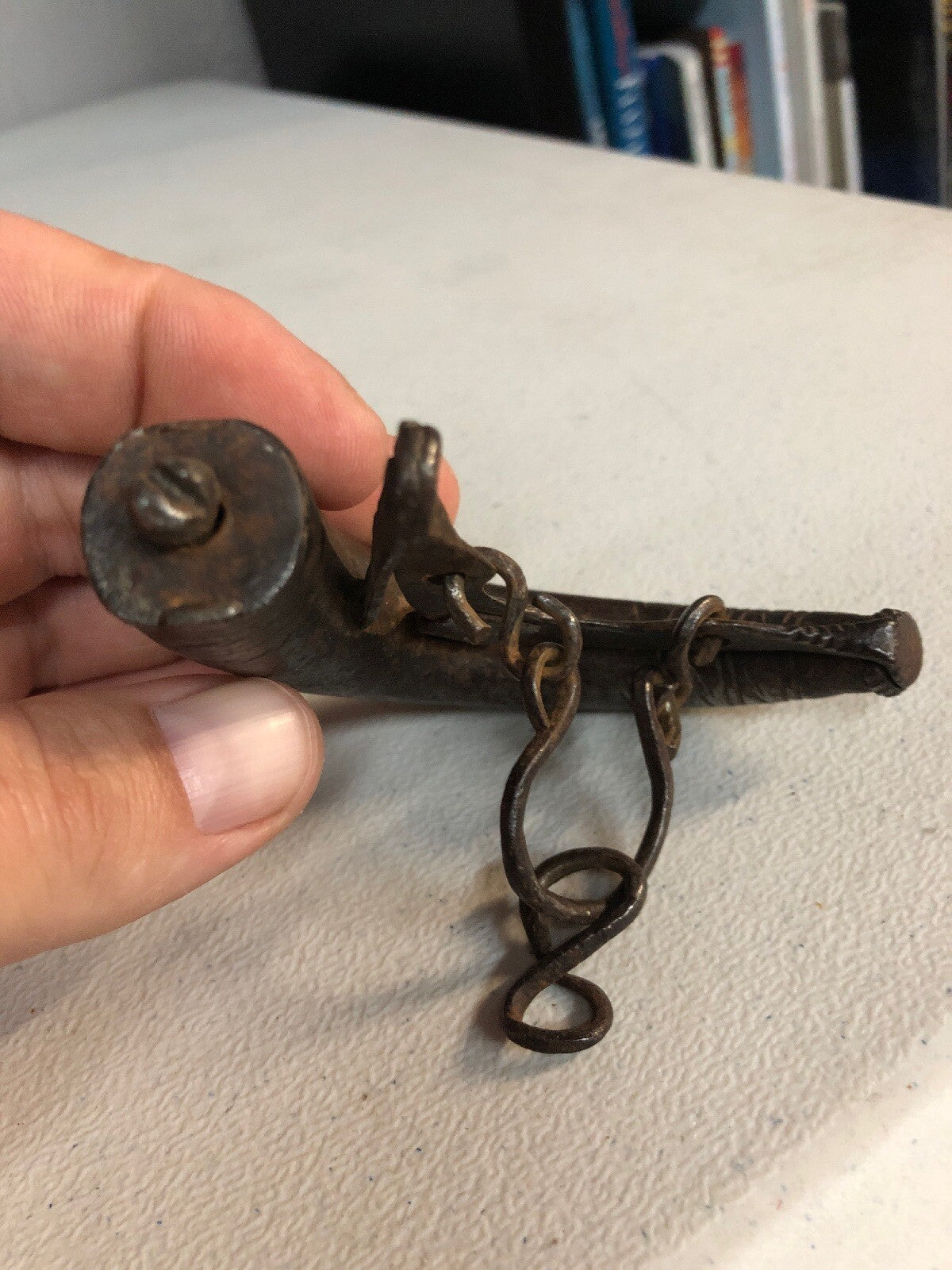 19th Century Rare Ottoman Turkish indian Islamic steel Fire flint striker tool2