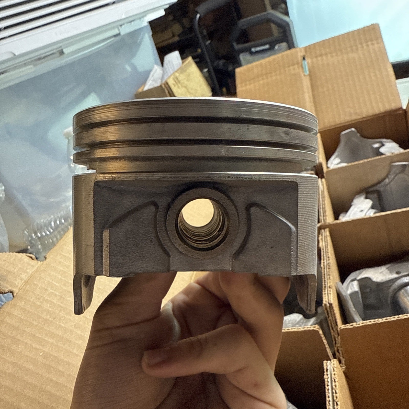 Badger P557 Pistons Set of 8 – BMS 350 2-Bolt – No Card – Chevy SBC Performance1