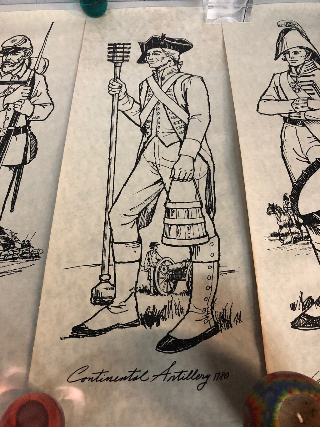 US Military Historic Continental Artillery Federal Infantry Regiment Artillery2