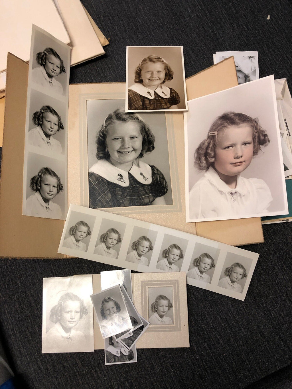 Vintage Black And White Sisters Female Portray Photo 1950s Photography Lot2