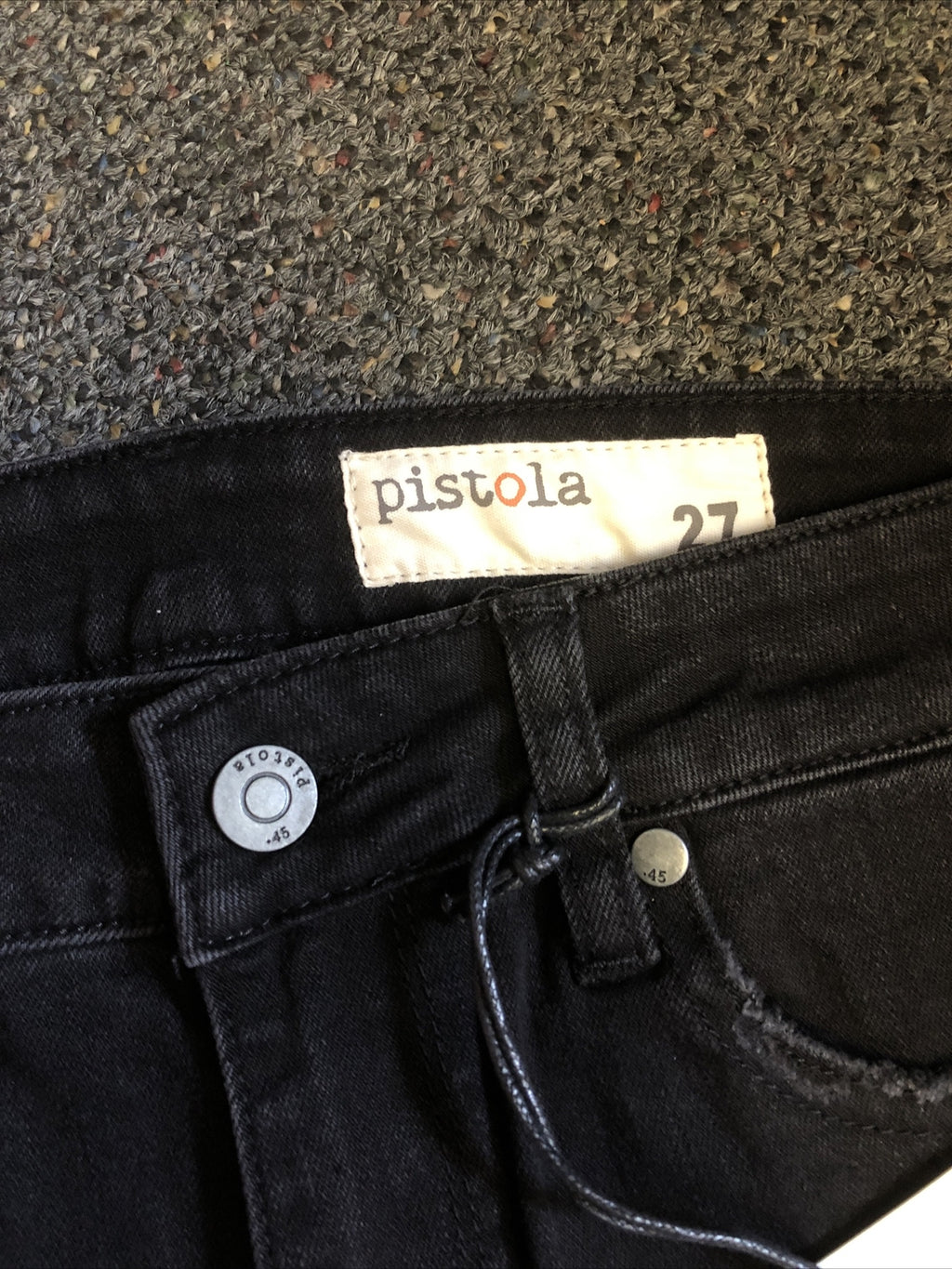 Pistola Women's Nocturnal Jeans Size 27 NWT Black/Dark Gray3