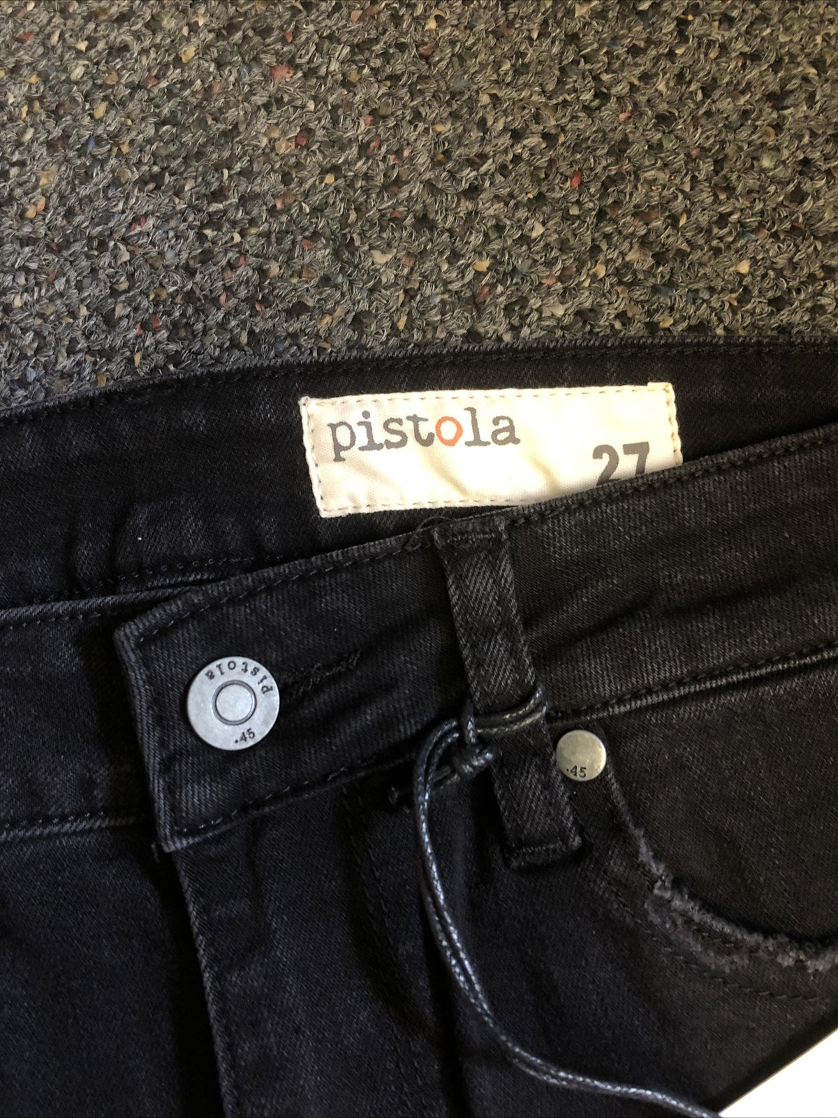 Pistola Women's Nocturnal Jeans Size 27 NWT Black/Dark Gray3