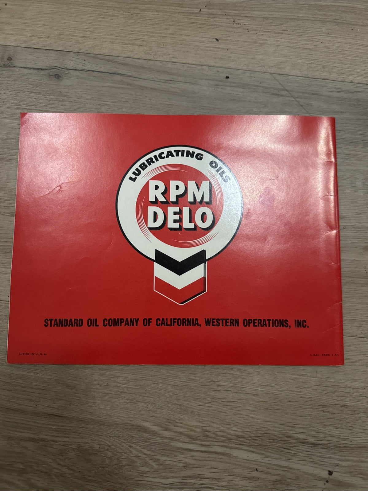 Vintage RPM DELO Lubricating Oils Brochure/Sign Booklet1
